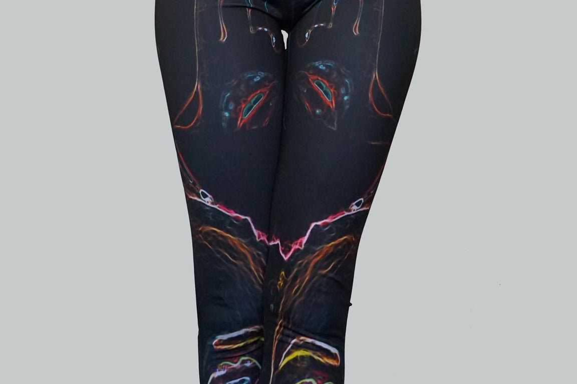 Neon Vision Leggings Front Crossed