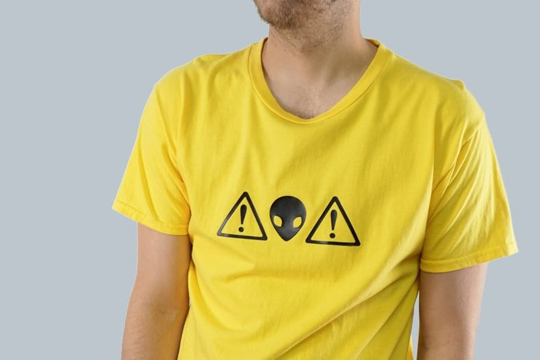 Alien Warning Graphic Tee - Men