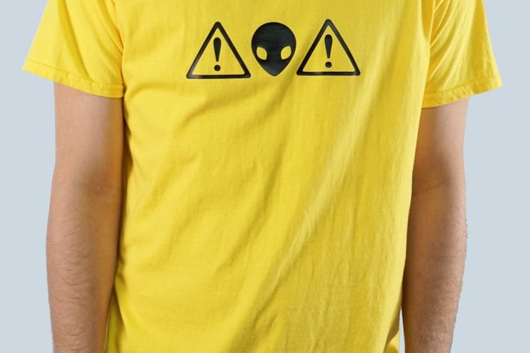 Alien Warning Graphic Tee - Men