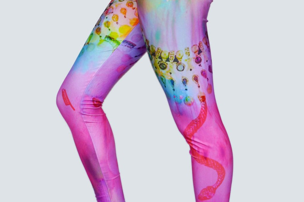 Egyptian Bliss - Rainbow Leggings - Left