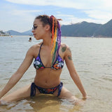 Eye See You Rainbow Bikini @aanyixin