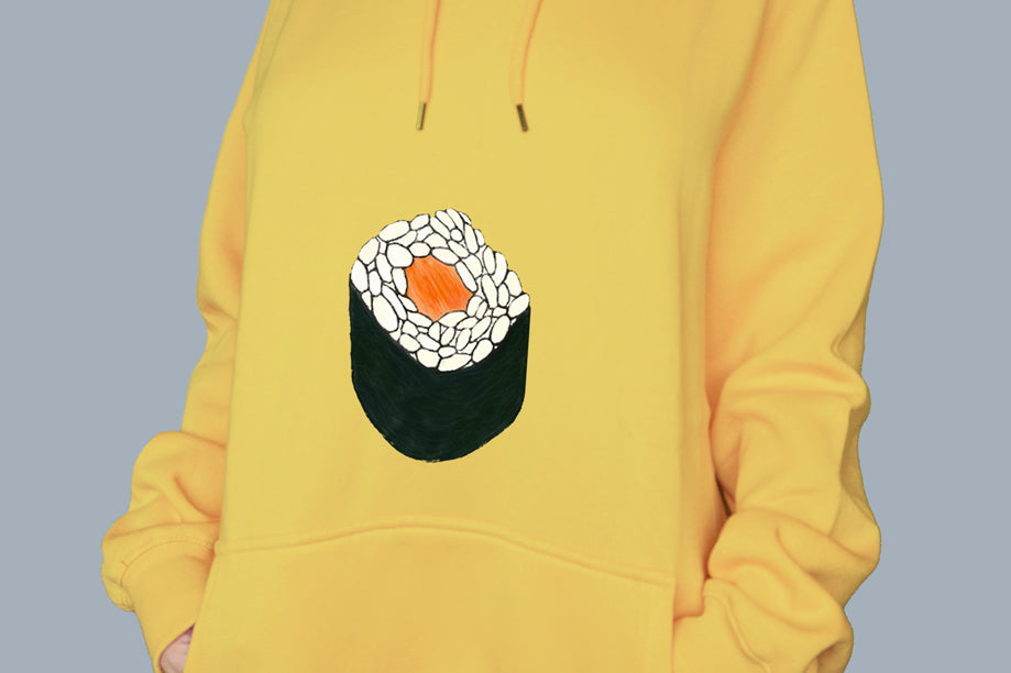 Maki Roll Belly - Kawaii Hoodie