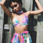 Egyptian Bliss - Rainbow Choker-Bikini & Skirt @lilhoneyprincess